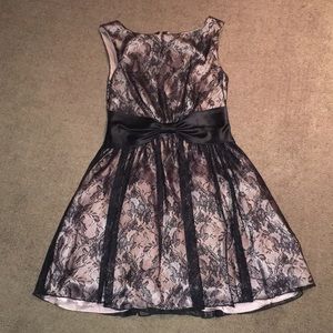 A cute black and rose gold dress